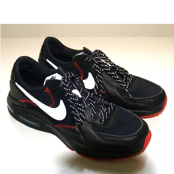 Nike Air Max Excee Sport Black Red Silver Sneakers Shoes DM0832-001 Men's 8.5 - Picture 2 of 14